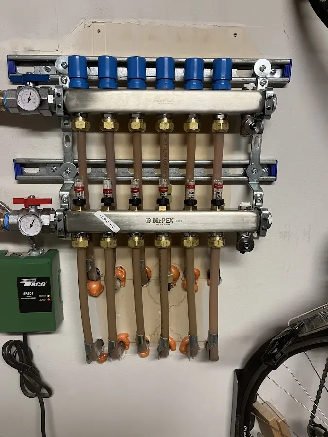 Plumber performing Leak Detection at a residential property in Fredericktown